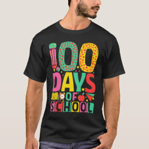 Camiseta 100 dias de escola 100 dias de época escolar