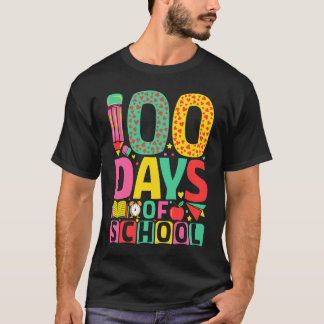 Camiseta 100 dias de escola 100 dias de época escolar