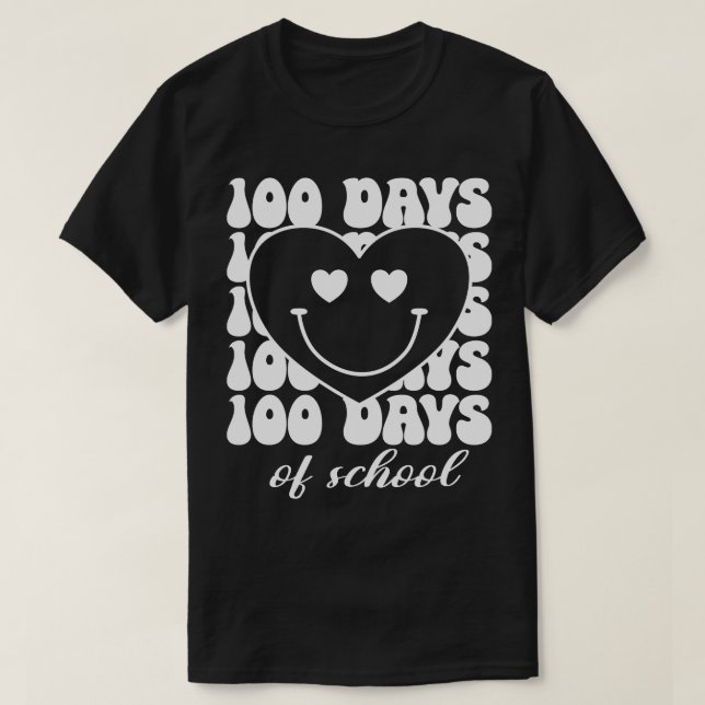Camiseta 100 dias de escola 3 (Frente do Design)