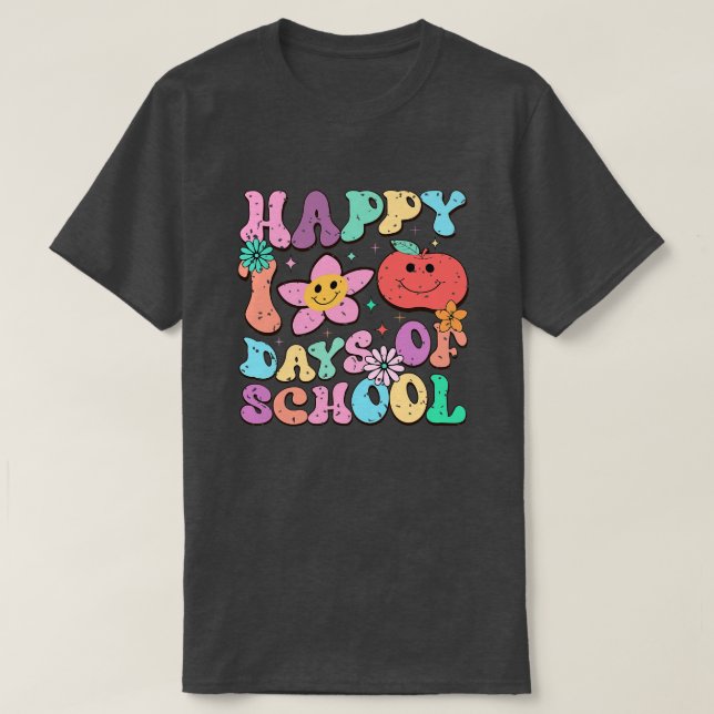 Camiseta 100 dias de escola 6 (Frente do Design)