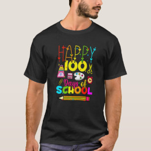 Camiseta 100 Dias de Escola & Adorando a Vida de Professor