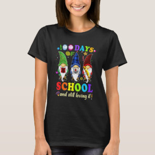 Camiseta 100 Dias De Escola Ainda Amando O Gnome Virtual T