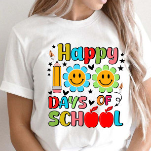 Camiseta 100 dias de escola. apreciação de professores.prof