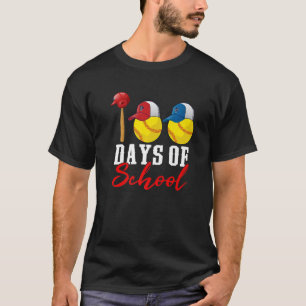 Camiseta 100 dias de escola Crianças de Professores de Soft