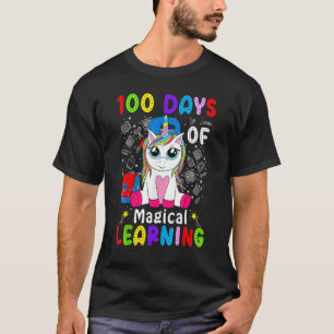 Camiseta 100 Dias de Escola de Aprendizado Mágico Mais Inte