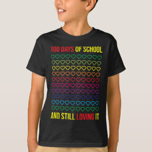 Camiseta 100 Dias De Escola E Ainda A Adorando 100 Dias De