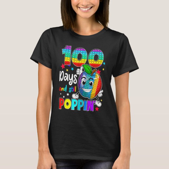 Camiseta 100 Dias De Escola E Ainda Apontam Fidget 100º D (Frente)