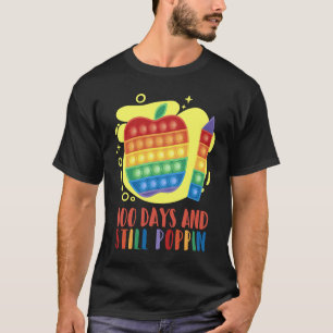 Camiseta 100 Dias De Escola E Ainda Estourando Chá De Crian