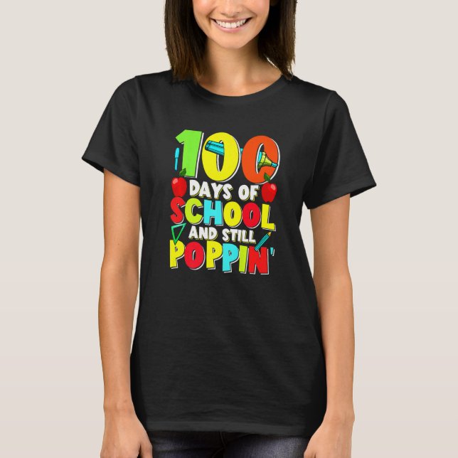 Camiseta 100 dias de escola e ainda pino (Frente)