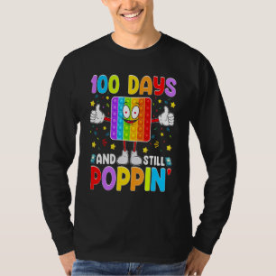 Camiseta 100 Dias De Escola E Ainda Poppin Presente Criança