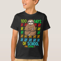 100 dias de escola e amando-a - preguiçoso