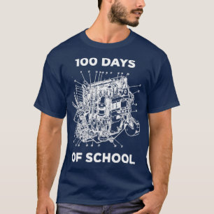 Camiseta 100 dias de escola Feliz 100º dia
