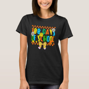 Camiseta 100 Dias de Escola Lápis Coquette Laço Groovy Cria