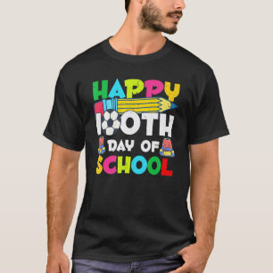 Camiseta 100 Dias De Escola Lápis Mochila Bola Professor