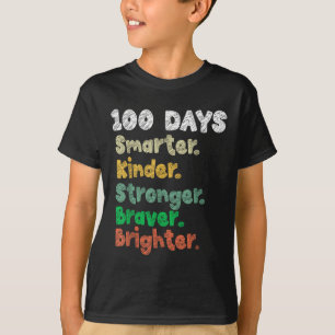 Camiseta 100 Dias De Escola Mais Inteligente 100 Dias De Es