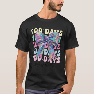 Camiseta 100 dias de escola meninas Coquette Arco 100º Dia 