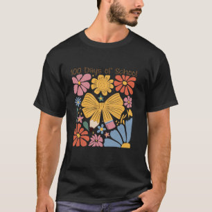 Camiseta 100 dias de escola meninas Coquette Arco 100º Dia