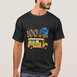 Camiseta 100 Dias de Escola Meu professor me sobreviveu Bru