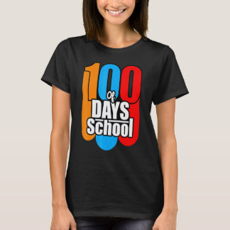 Camiseta 100 Dias De Escola Ótima Ideia Para Pais E Profess