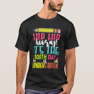 Camiseta 100 Dias De Escola Para Crianças Meninas Meninos J
