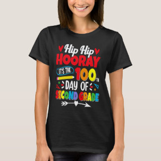 Camiseta 100 Dias De Escola Para Crianças Meninos Segunda S