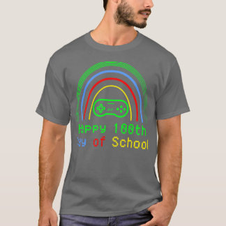 Camiseta 100 dias de escola para professor para crianças pa