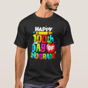 Camiseta 100 Dias De Escola Professor 100º Dia Da 2ª Série