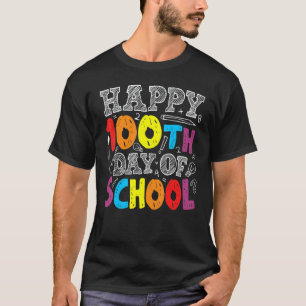 Camiseta 100 Dias de Escola Professor 100º Dia de Escola