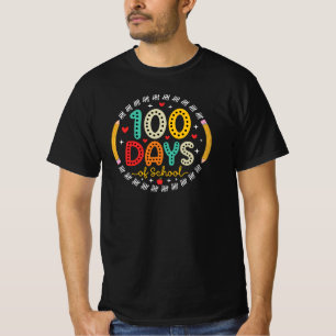 Camiseta 100 Dias De Escola Professor Aluno