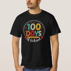 Camiseta 100 Dias De Escola Professor Aluno