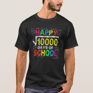 Camiseta 100 Dias De Escola Professor De Matemática Raiz Qu