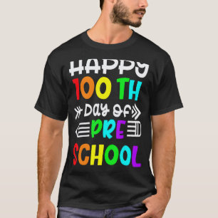 Camiseta 100 Dias De Escola Professor Meninos Meninas 100º