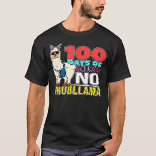 Camiseta 100 dias de escola sem problema de roupas de teatr