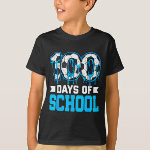Camiseta 100 Dias De Escola Soccer Drip 100º Dia De Escola