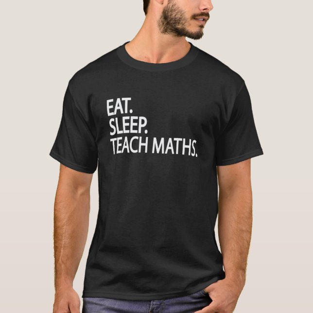 Camiseta 100 Dias De Escola  Vida De Professor De Matemátic (Frente)