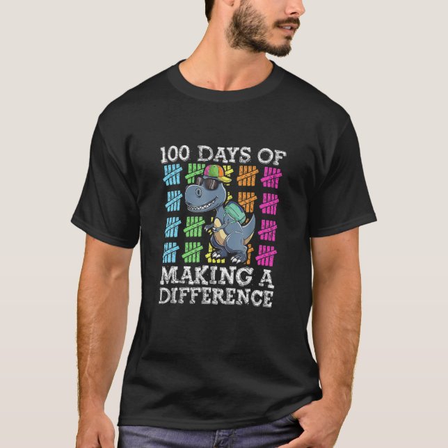 Camiseta 100 Dias De Fazer Diferença (Frente)