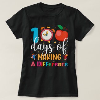 Camiseta 100 dias de Fazer Diferença na Escola