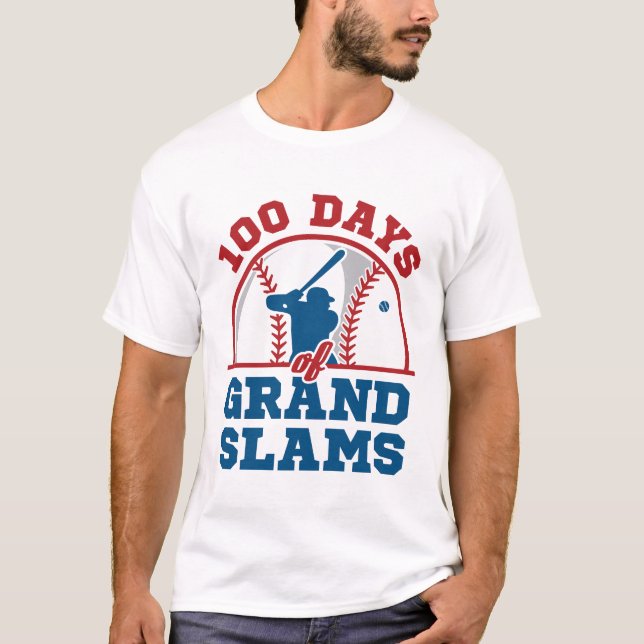 Camiseta 100 dias de Grand Slams Baseball (Frente)