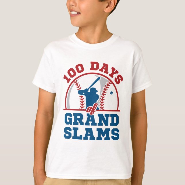 Camiseta 100 dias de Grand Slams Baseball (Frente)