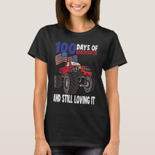 Camiseta 100 dias de jardim de infância e ainda amando o Mo