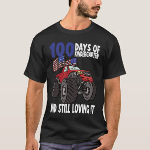 Camiseta 100 dias de jardim de infância e ainda amando o Mo