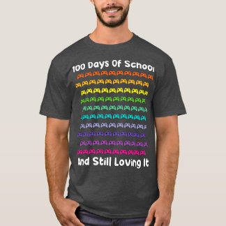 Camiseta 100 Dias De Jogador De Jogos Escolares