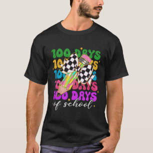 Camiseta 100 Dias De Lápis De Arco De Coquete Escolar 100 D