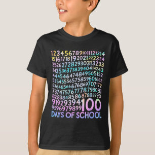 Camiseta 100 Dias de Matemática 100.º Dia de Professora