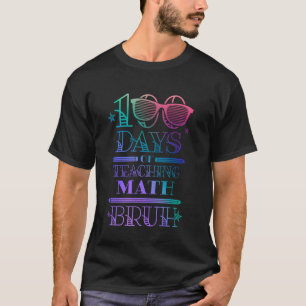 Camiseta 100 Dias de Matemática Escolar Aluno Professor 100