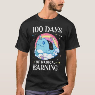 Camiseta 100 Dias De Meninas De Estreito Unicórnio 100 Dias