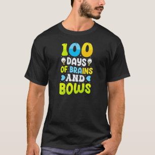 Camiseta 100 Dias de Mentes e Arcos Professores Crianças 10