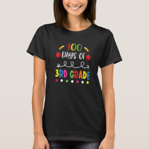 Camiseta 100 Dias de Professor da Terceira Série 100º Dia d