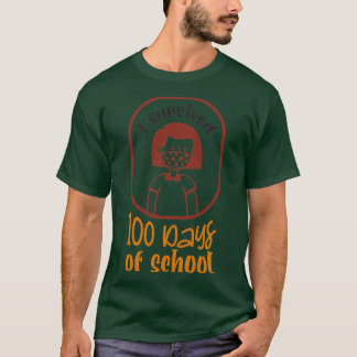 Camiseta 100 dias de professor de escola 100 dias mais inte