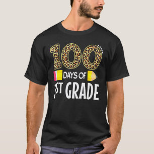 Camiseta 100 Dias De Professor Do Primeiro Ano Aluno 100º D